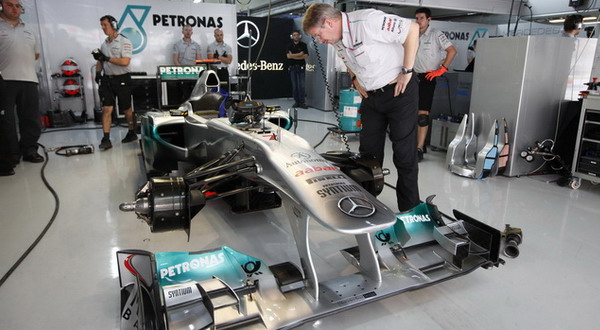 Mesin F1 Mercedes sudah tembus 1.000 dk?