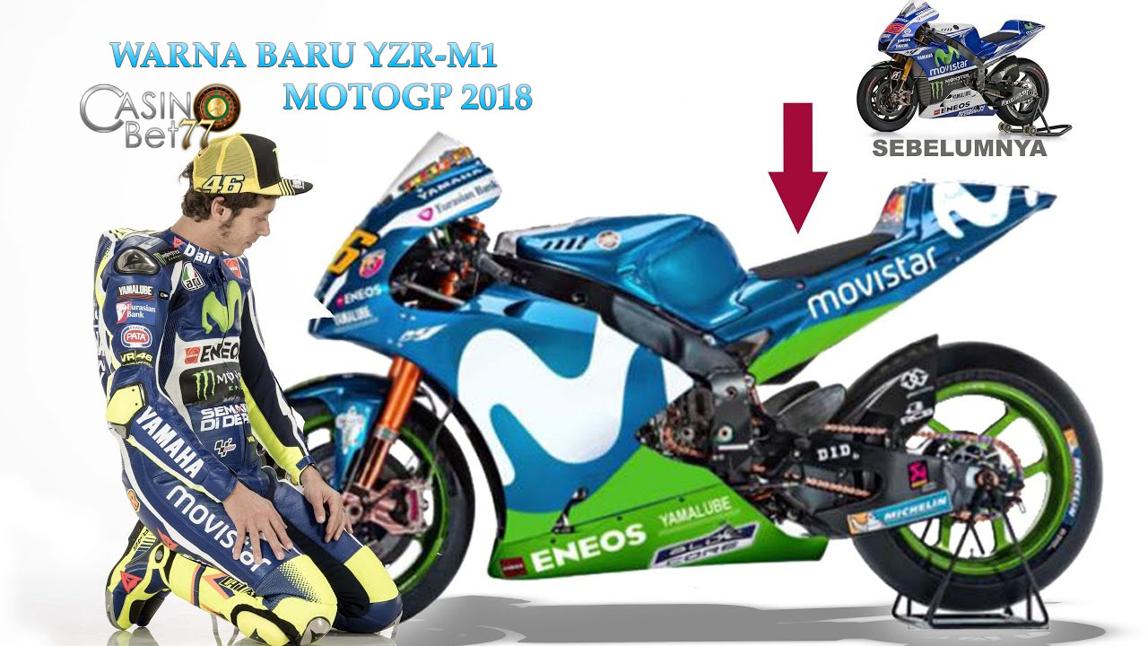 Valentino Rossi Suka Dengan Warna YZR-M1 Yang Baru