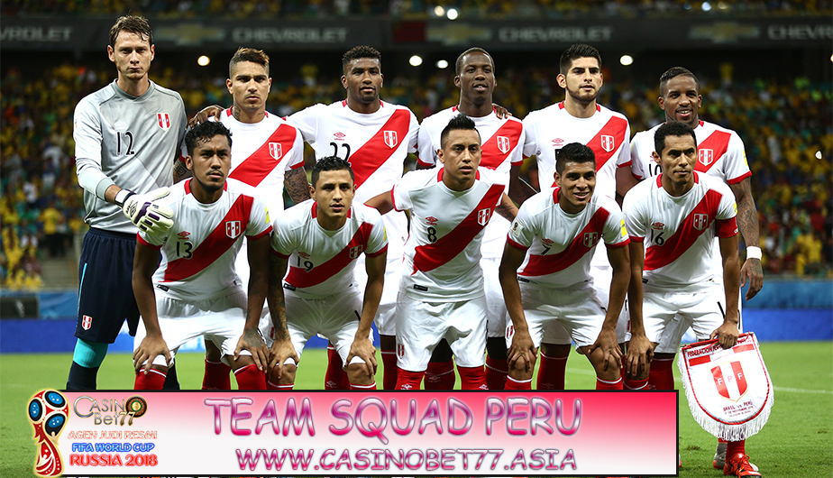 Profil Data Pemain Timnas Peru Piala Dunia 2018