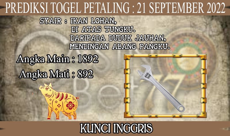 PREDIKSI TOGEL PETALING HARI RABU : 21 SEPTEMBER 2022