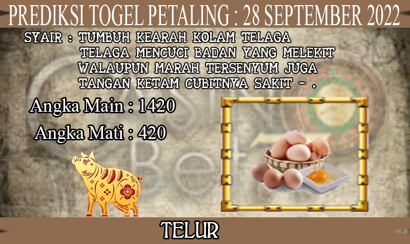 PREDIKSI TOGEL PETALING HARI SELASA : 27 SEPTEMBER 2022