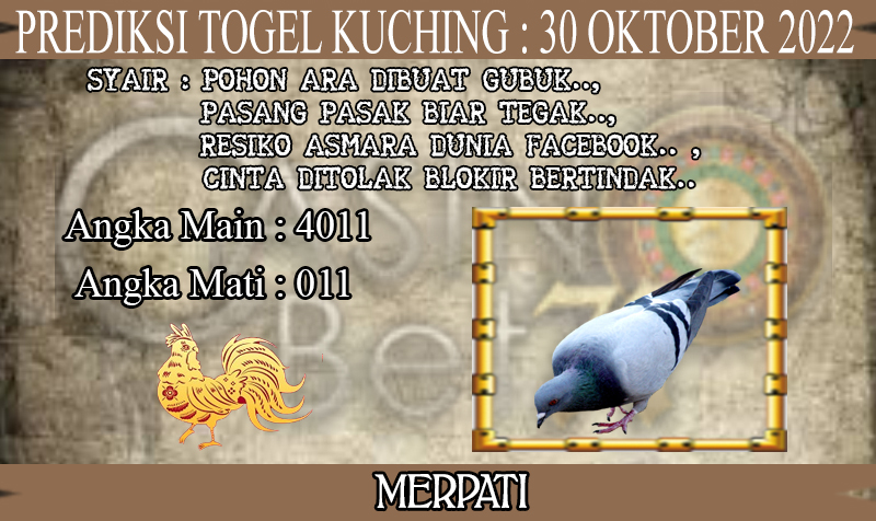 PREDIKSI TOGEL KUCHING HARI MINGGU : 30 OKTOBER 2022