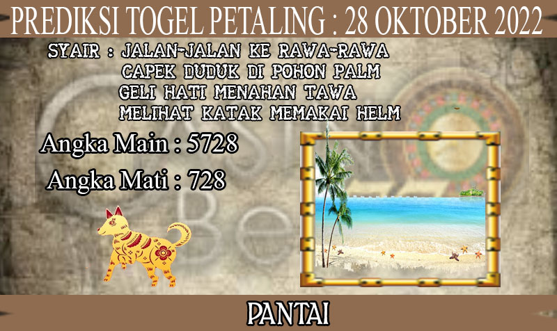 PREDIKSI TOGEL PETALING HARI JUMAT : 28 OKTOBER 2022