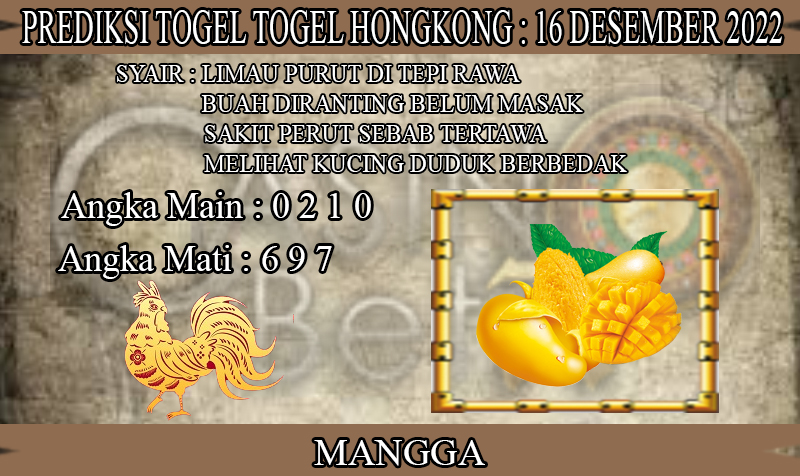 PREDIKSI TOGEL HONGKONG HARI JUMAT : 16 DESEMBER 2022