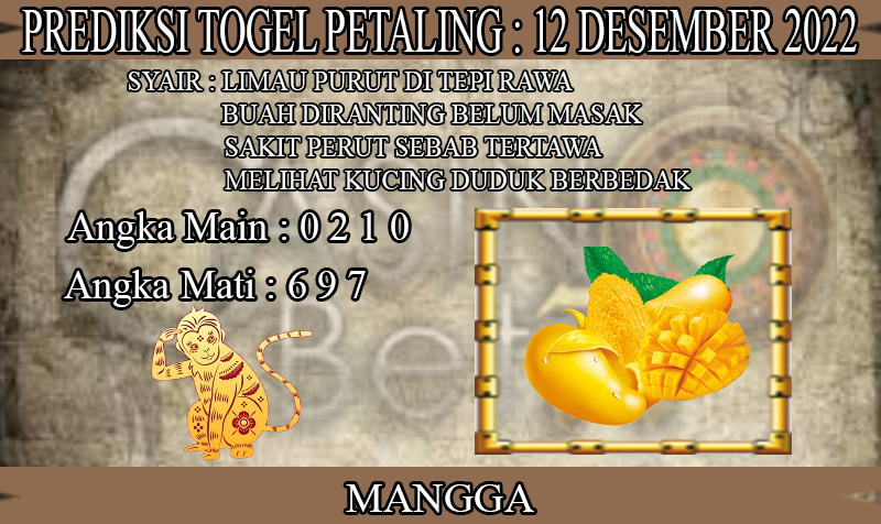 PREDIKSI TOGEL PETALING HARI SENIN : 12 DESEMBER 2022