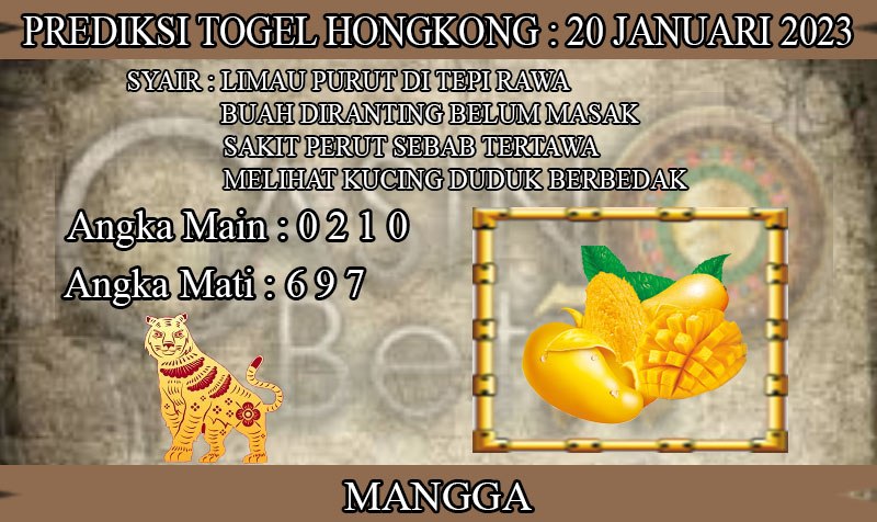 PREDIKSI TOGEL HONGKONG HARI JUMAT : 20 JANUARI 2023
