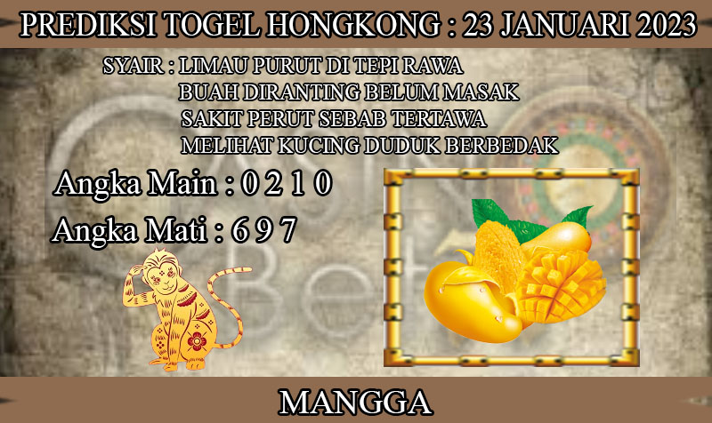 PREDIKSI TOGEL HONGKONG HARI MINGGU : 22 JANUARI 2023