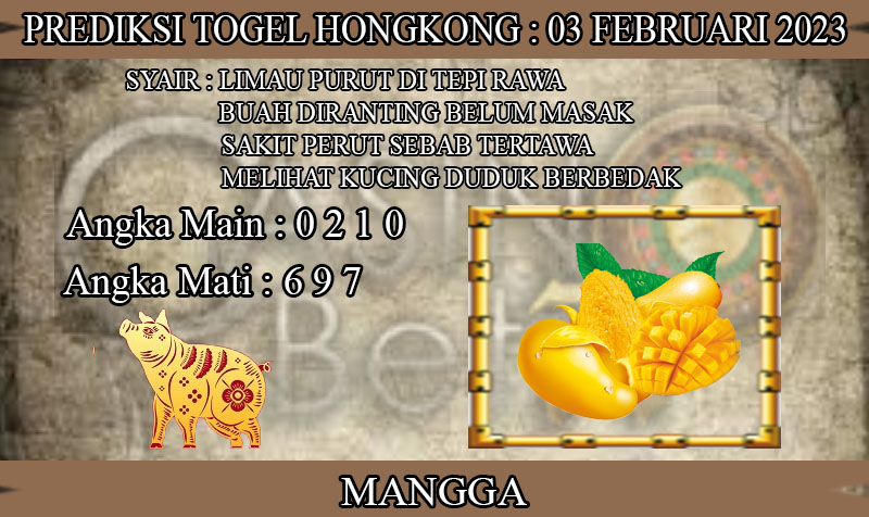 PREDIKSI TOGEL HONGKONG HARI JUMAT : 03 FEBRUARI 2023