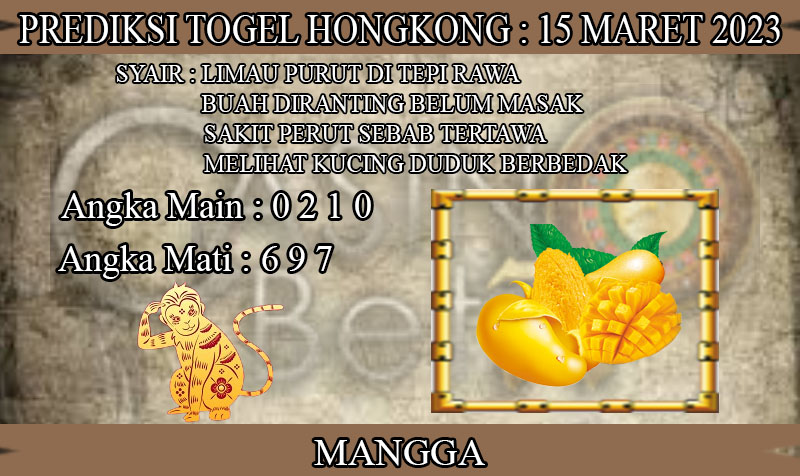 PREDIKSI TOGEL HONGKONG HARI RABU : 15 MARET 2023