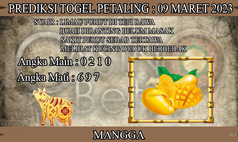 PREDIKSI TOGEL PETALING HARI KAMIS : 09 MARET 2023