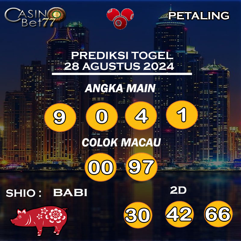 PREDIKSI TOGEL PETALING HARI RABU : 28 AGUSTUS 2024