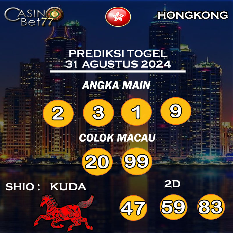 PREDIKSI TOGEL HONGKONG HARI SABTU : 31 AGUSTUS 2024