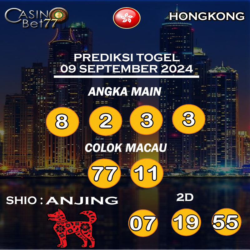 PREDIKSI TOGEL HONGKONG HARI SENIN : 09 SEPTEMBER 2024