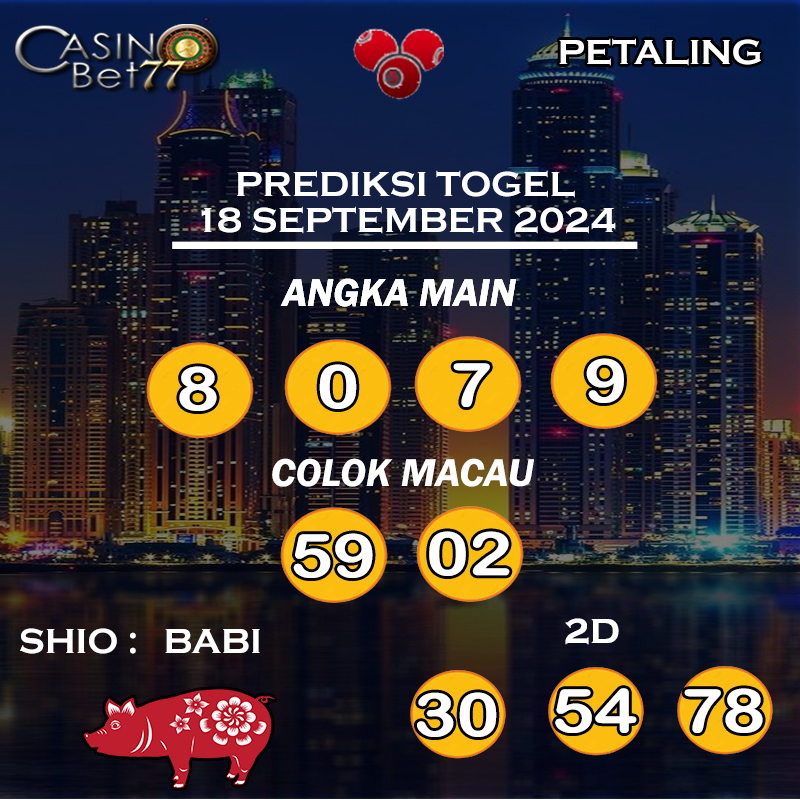 PREDIKSI TOGEL PETALING HARI RABU : 18 SEPTEMBER 2024