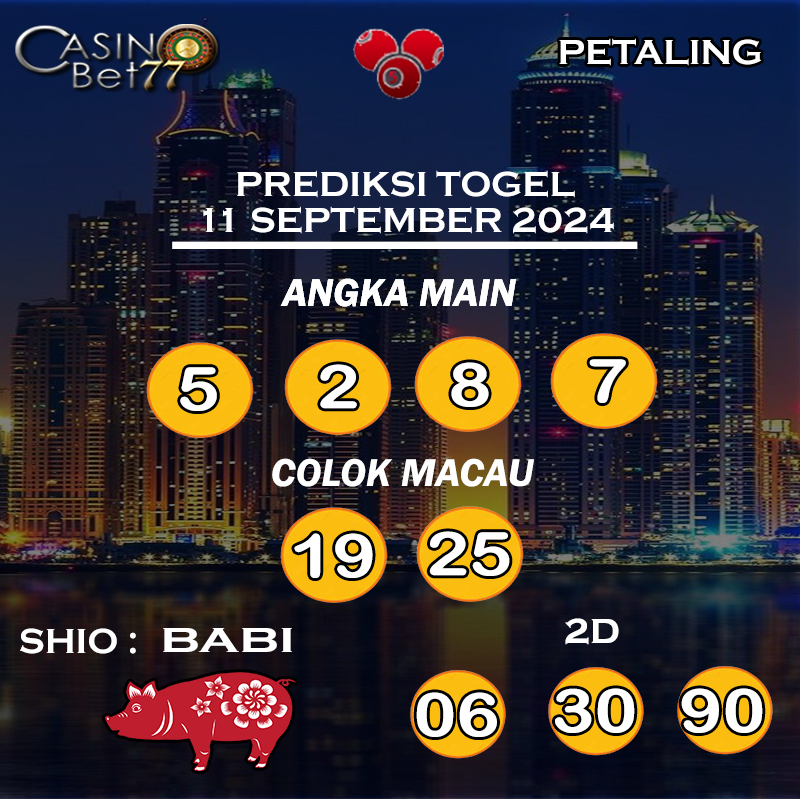 PREDIKSI TOGEL PETALING HARI RABU : 11 SEPTEMBER 2024