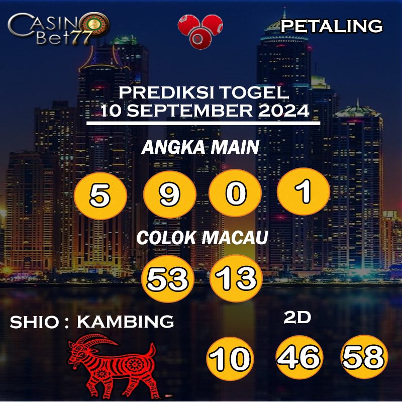 PREDIKSI TOGEL PETALING HARI SELASA : 10 SEPTEMBER 2024