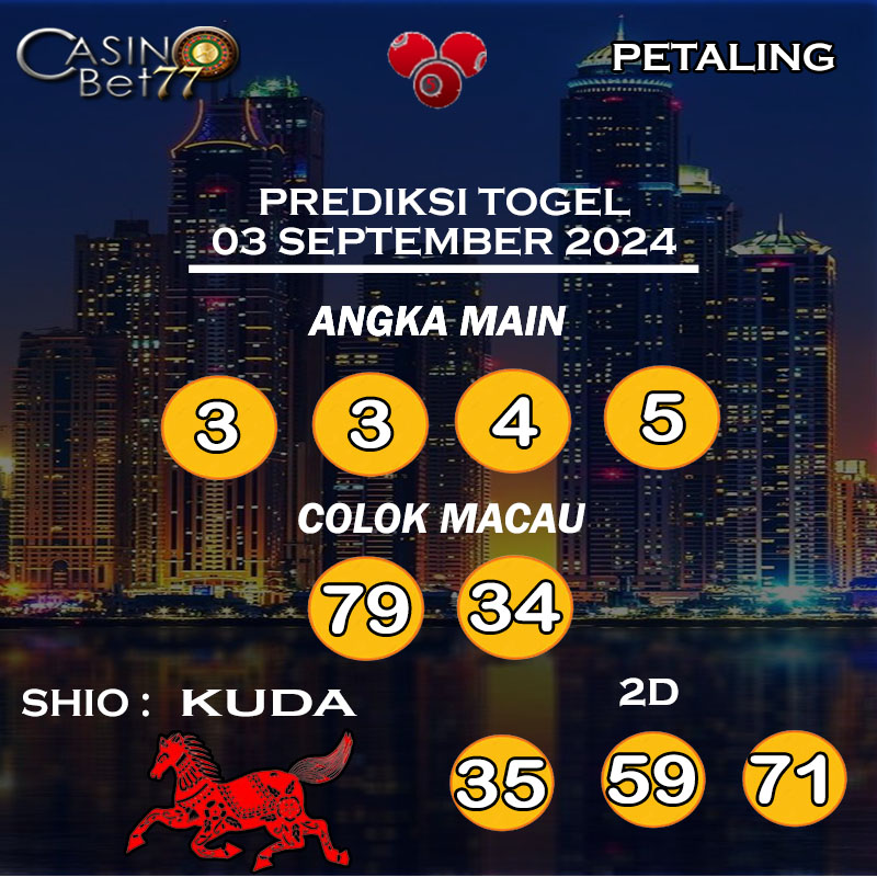 PREDIKSI TOGEL PETALING HARI SELASA : 03 SEPTEMBER 2024