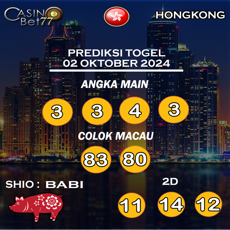 PREDIKSI TOGEL HONGKONG HARI RABU : 02 OKTOBER 2024