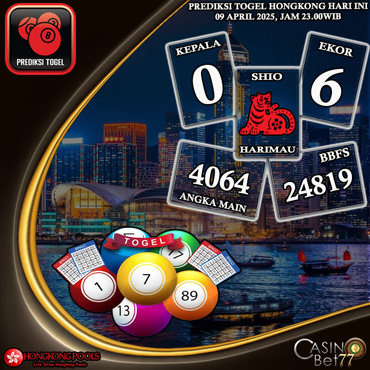 PREDIKSI TOGEL HONGKONG HARI RABU : 9 APRIL 2025