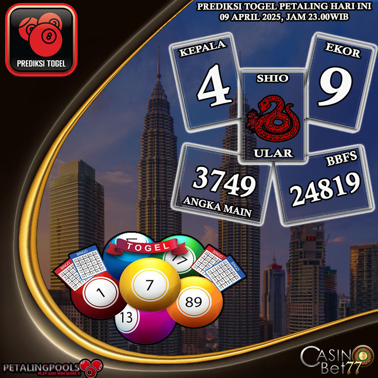 PREDIKSI TOGEL PETALING HARI RABU : 9 APRIL 2025