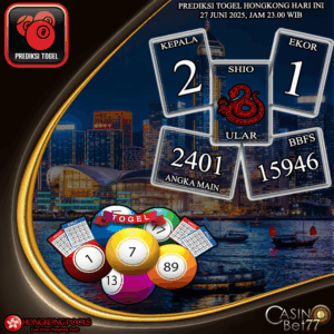 PREDIKSI TOGEL HONGKONG HARI KAMIS : 26 JUNI 2025