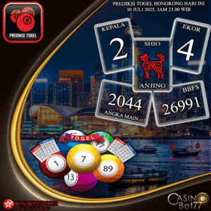 PREDIKSI TOGEL HONGKONG HARI RABU : 30 JULI 2025